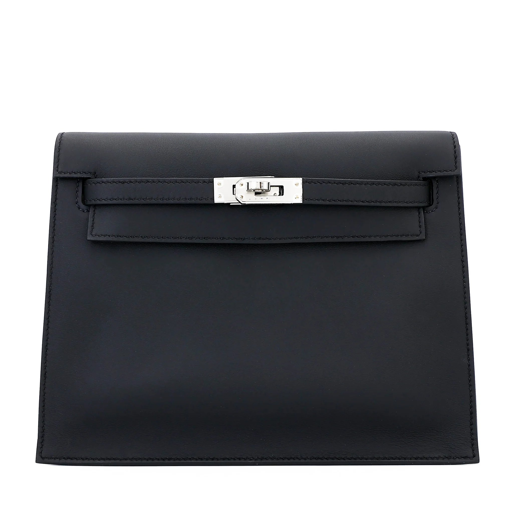 Brand New ( Rank N ) HERMÈS Kelly Danse Noir (89) Swift Palladium hardware K (2025)