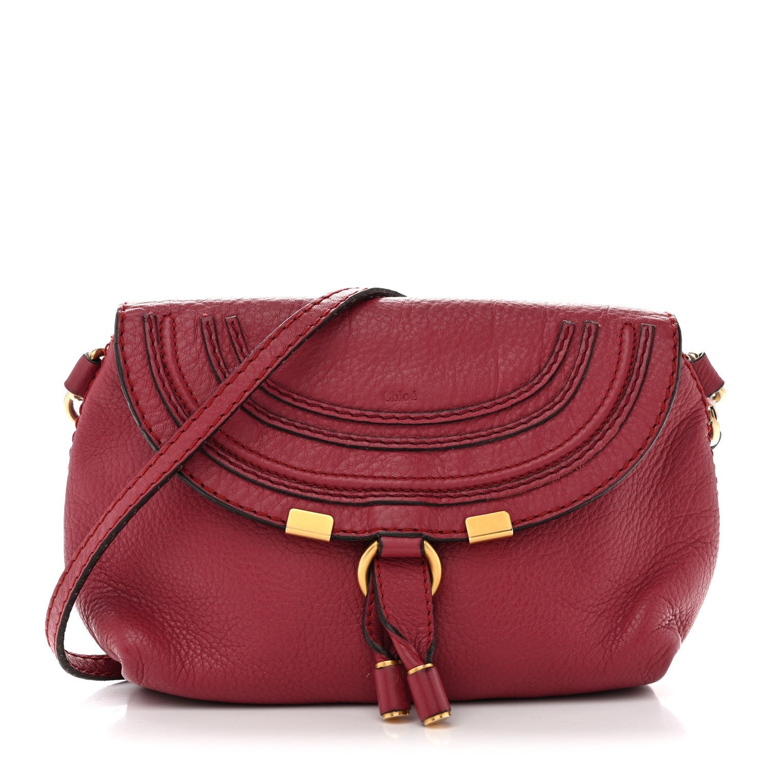 Chloe Calfskin Marcie Pochette Crossbody Bag Dreamy Pink