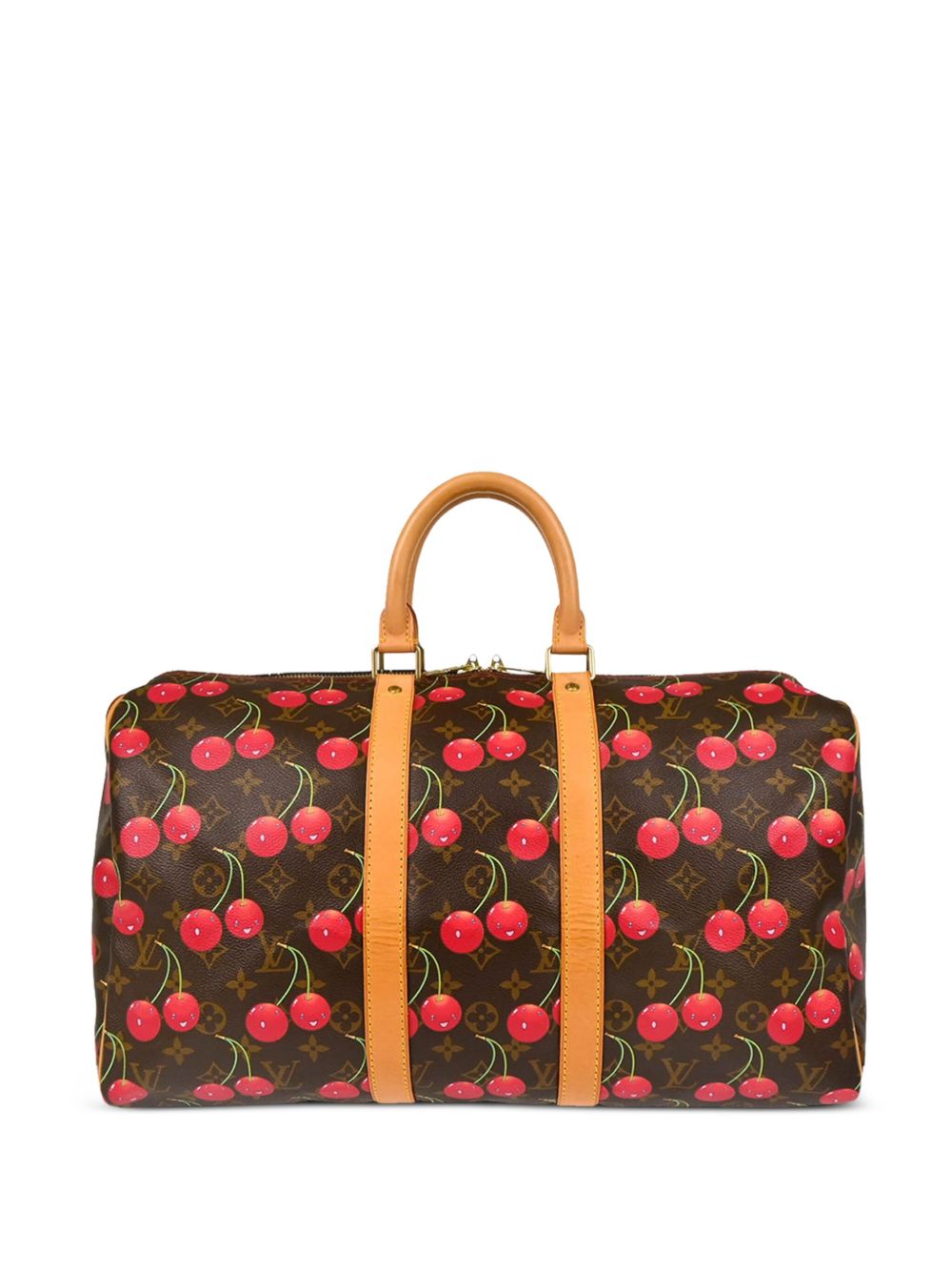 2005 Monogram Cherry Keepall 45 duffle handbag