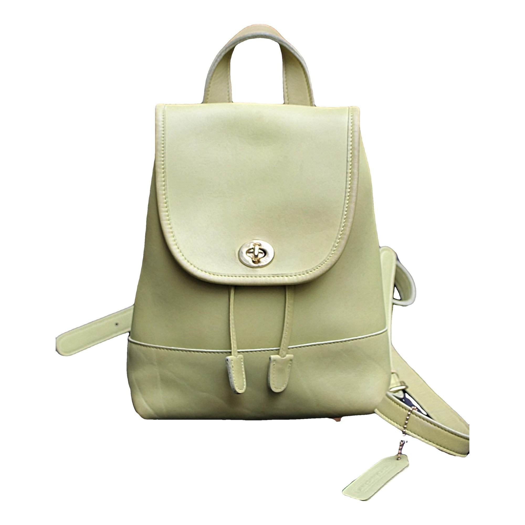 Leather backpack