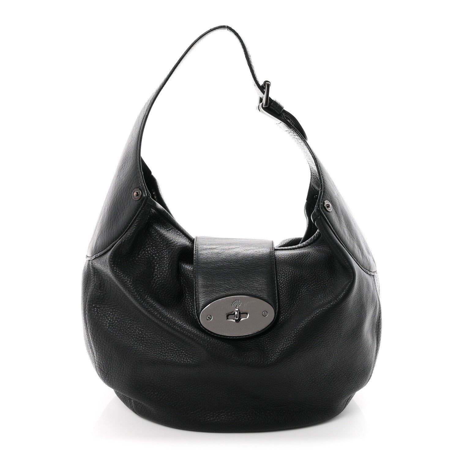 Mulberry Mulberry Soft Spongy Calfskin Hobo Black