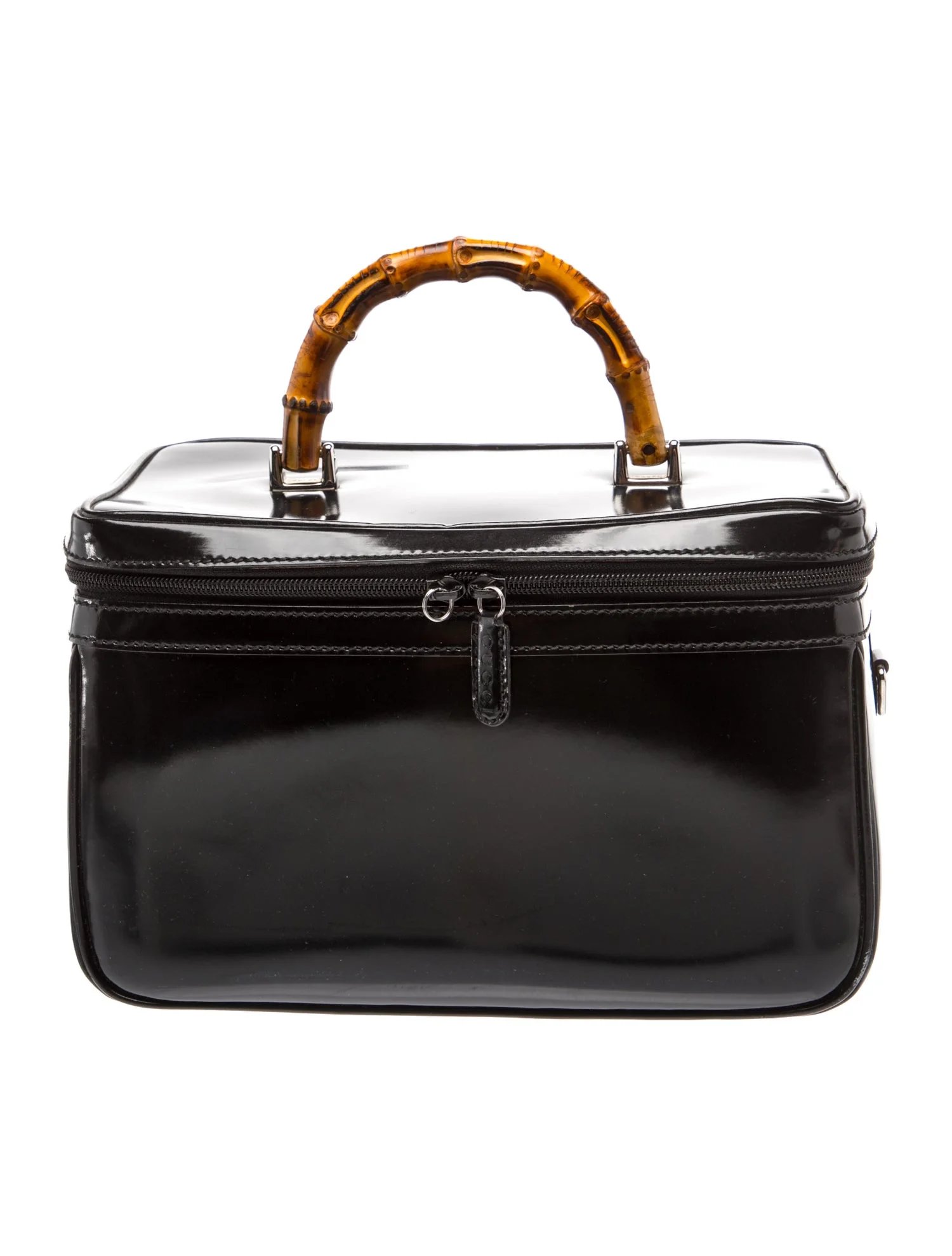 Bamboo Top Handle Bag Vintage