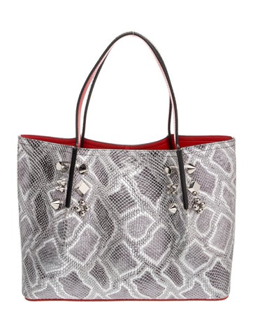 Embossed Leather Cabarock Tote