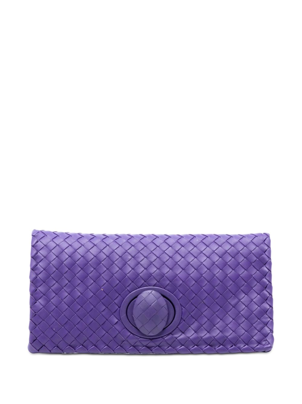 2012-2025 Nappa Intrecciato Turn Lock clutch bag
