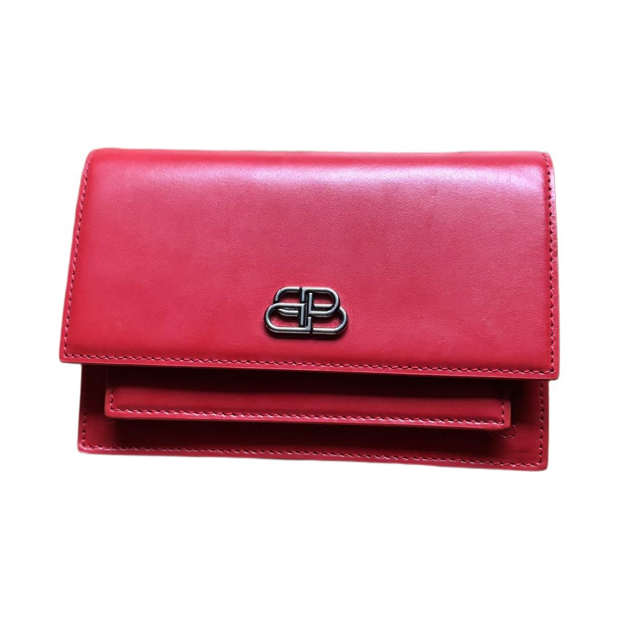 Sharp leather handbag