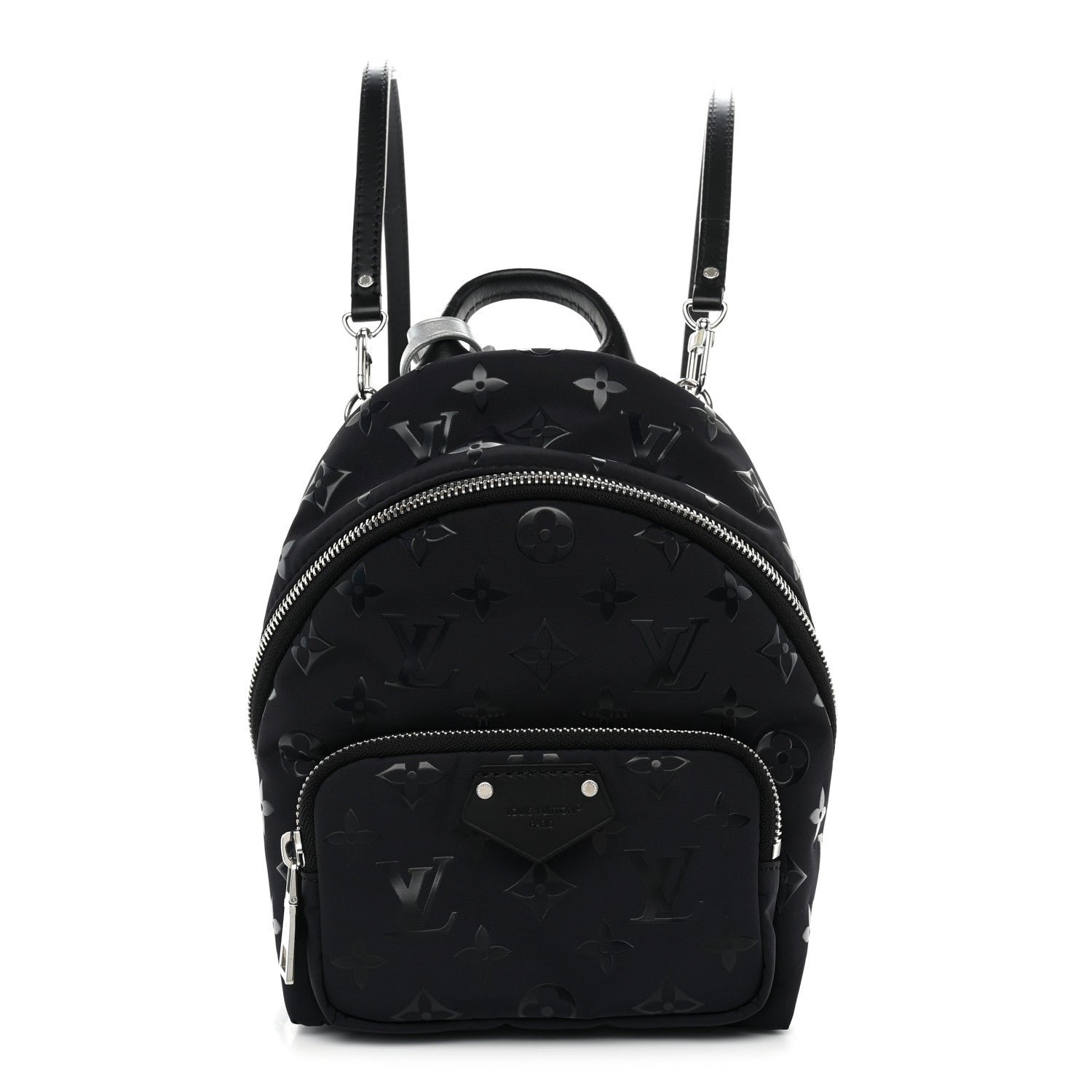 Louis Vuitton Nylon Monogram Palm Springs Mini Polar Night