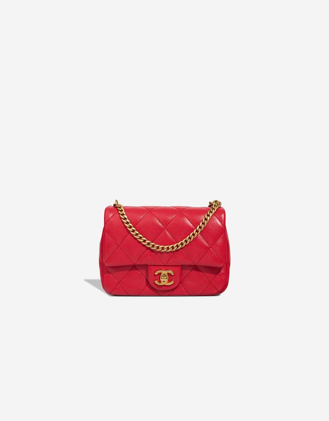 
		Sweetheart Crush Mini Rectangular Lamb Red    