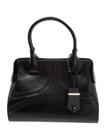 Leather Top Handle Bag