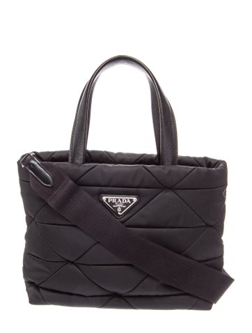 Enameled Metal Triangle Padded Top Handle Bag