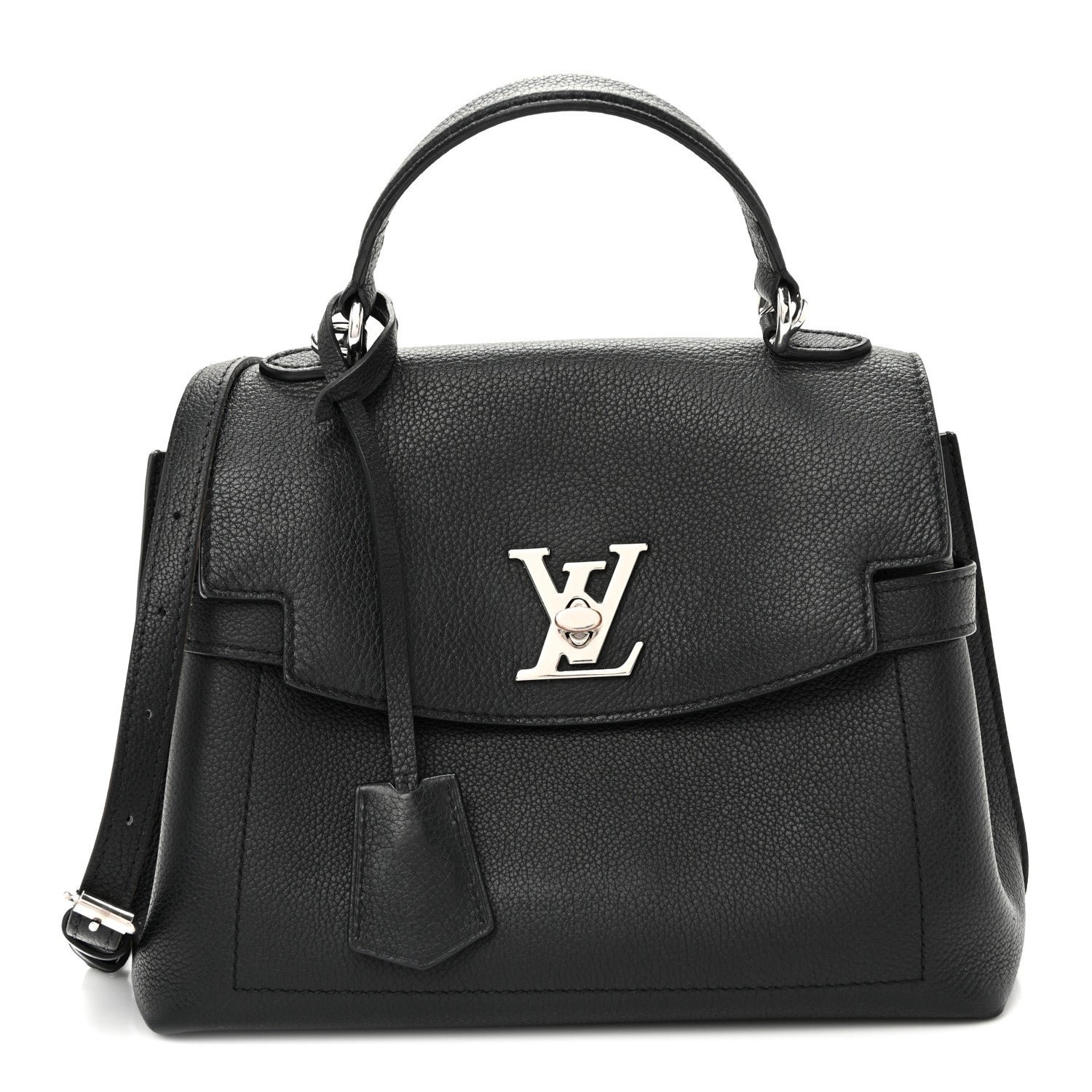 Louis Vuitton Louis Vuitton Calfskin Lockme Ever BB Black