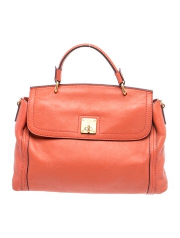 Leather Top Handle Bag