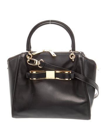 Leather Top Handle Bag