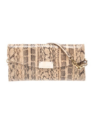 Snakeskin Clutch