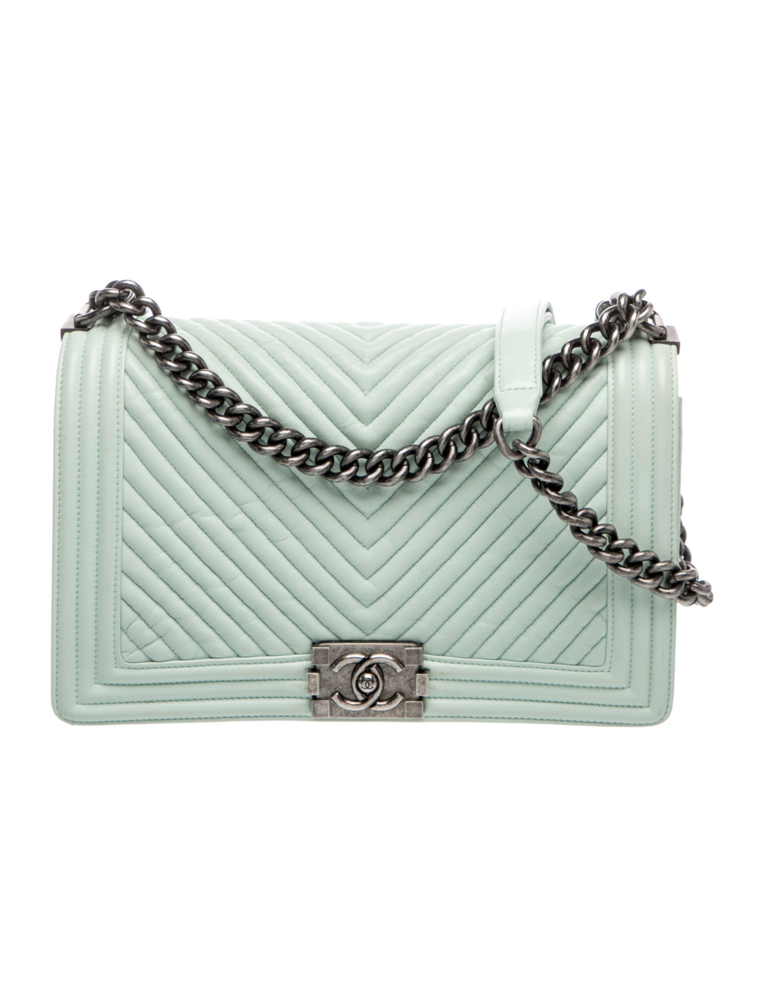Large Chevron Boy Bag