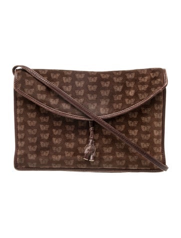 Suede Crossbody Bag Vintage