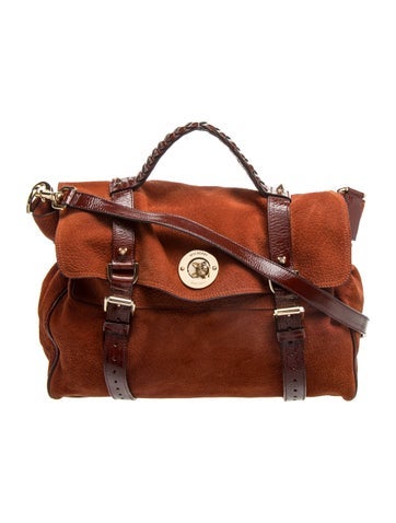 Leather Top Handle Bag