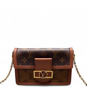 Coated Canvas Dauphine Chain Wallet