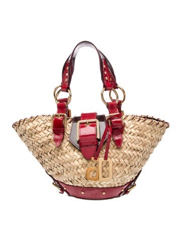 Dolce & Gabbana Straw Top Handle Bag w/ Tags