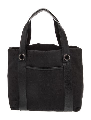 Jacquard Top Handle Bag Vintage