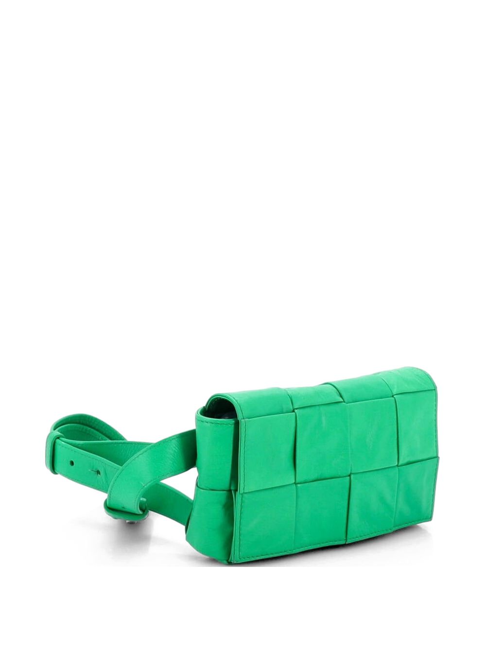 Cassette Maxi Intrecciato Leather belt bag