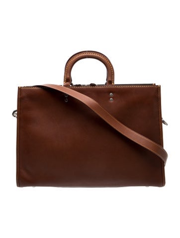 Leather Top Handle Bag w/ Tags