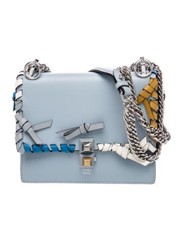 Leather Kan I Mini Ribbon Shoulder Bag
