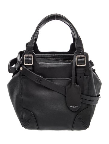 Leather Top Handle Bag
