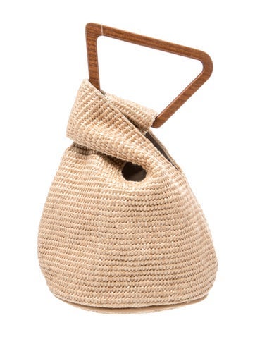 Raffia Bucket Bag