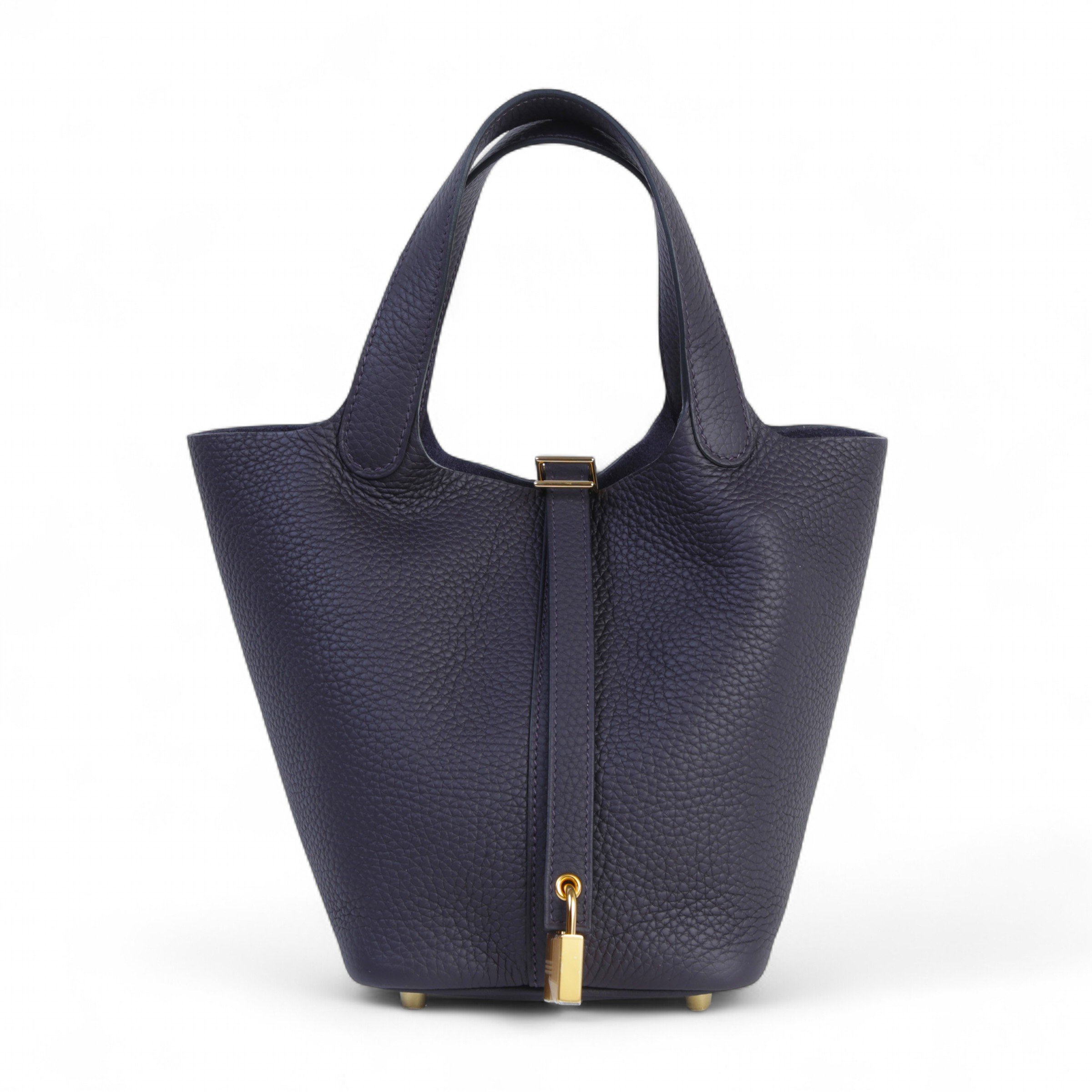 Hermes Unused ( Rank NS ) HERMÈS Picotin Lock PM Rouge Sellier (0G) Clemence Gold hardware W (2024)