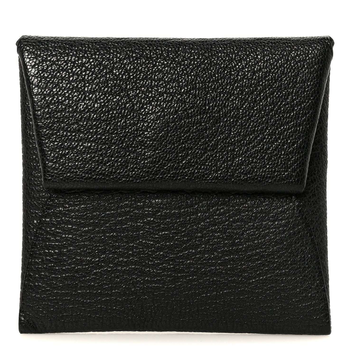 Hermes Chevre Mysore Bastia Coin Purse Black