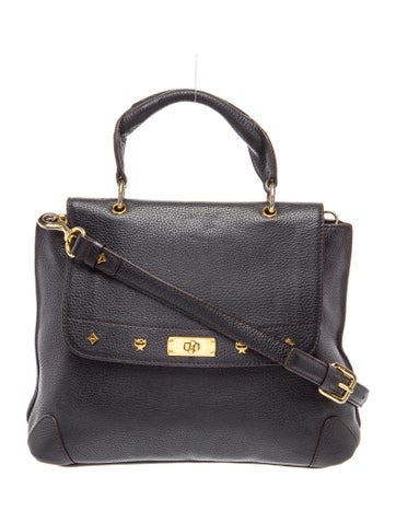 Leather Top Handle Bag