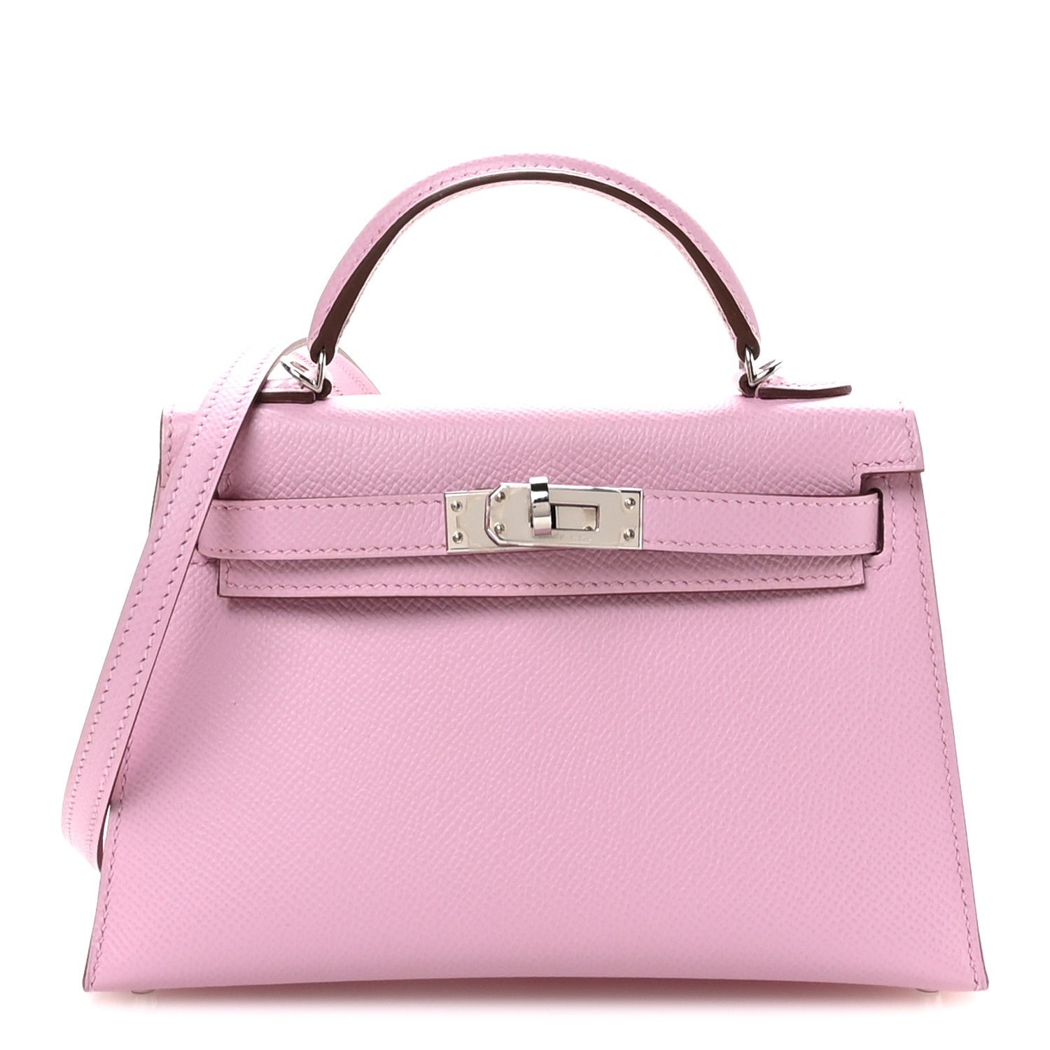 Hermes Epsom Mini Kelly Sellier 20 Mauve Sylvestre
