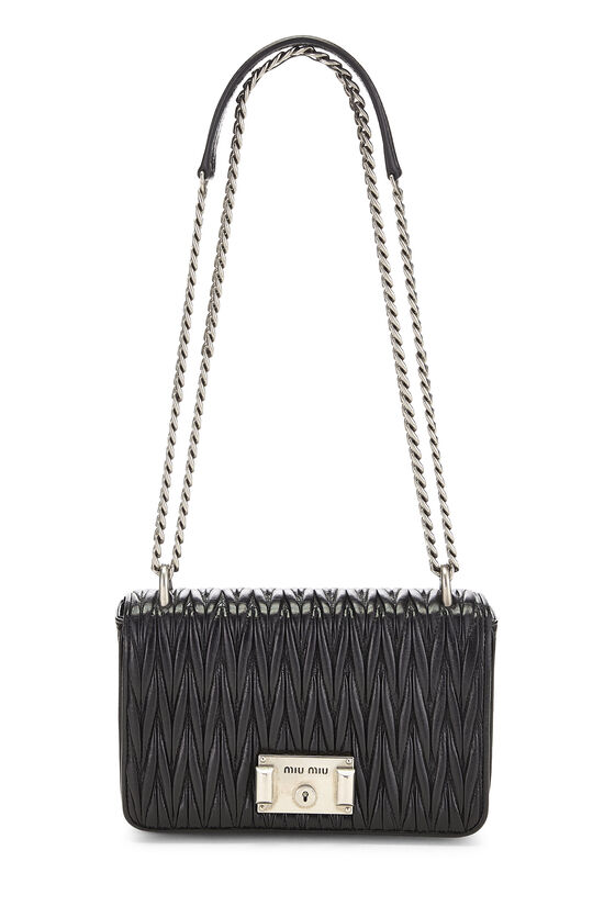 Miu Miu Black Nappa Crossbody