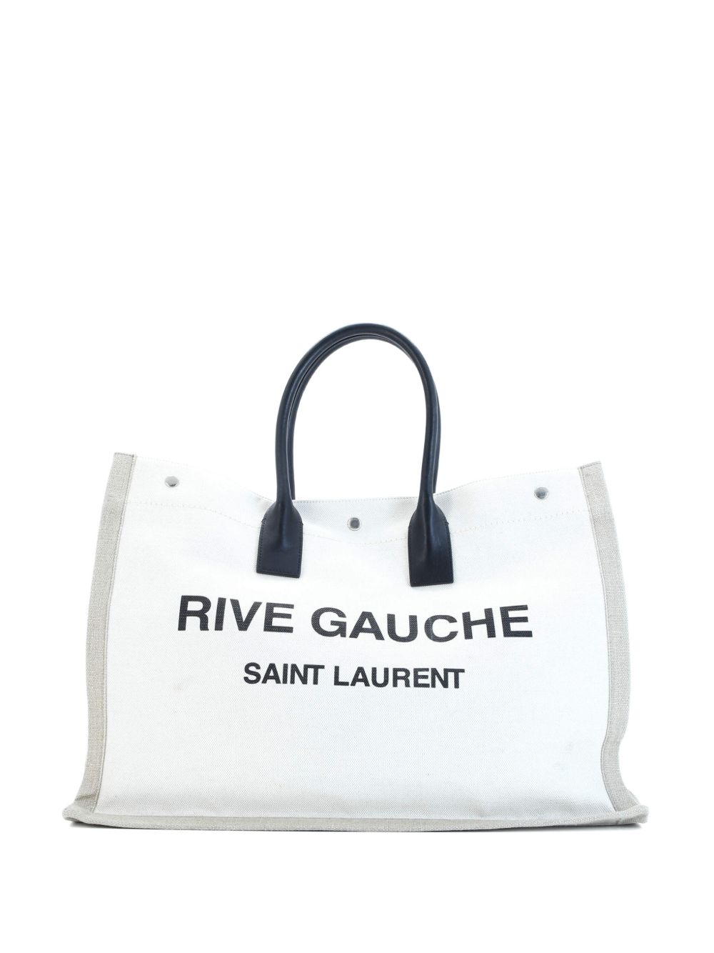 Rive Gauche Shopper Canvas Large tote bag