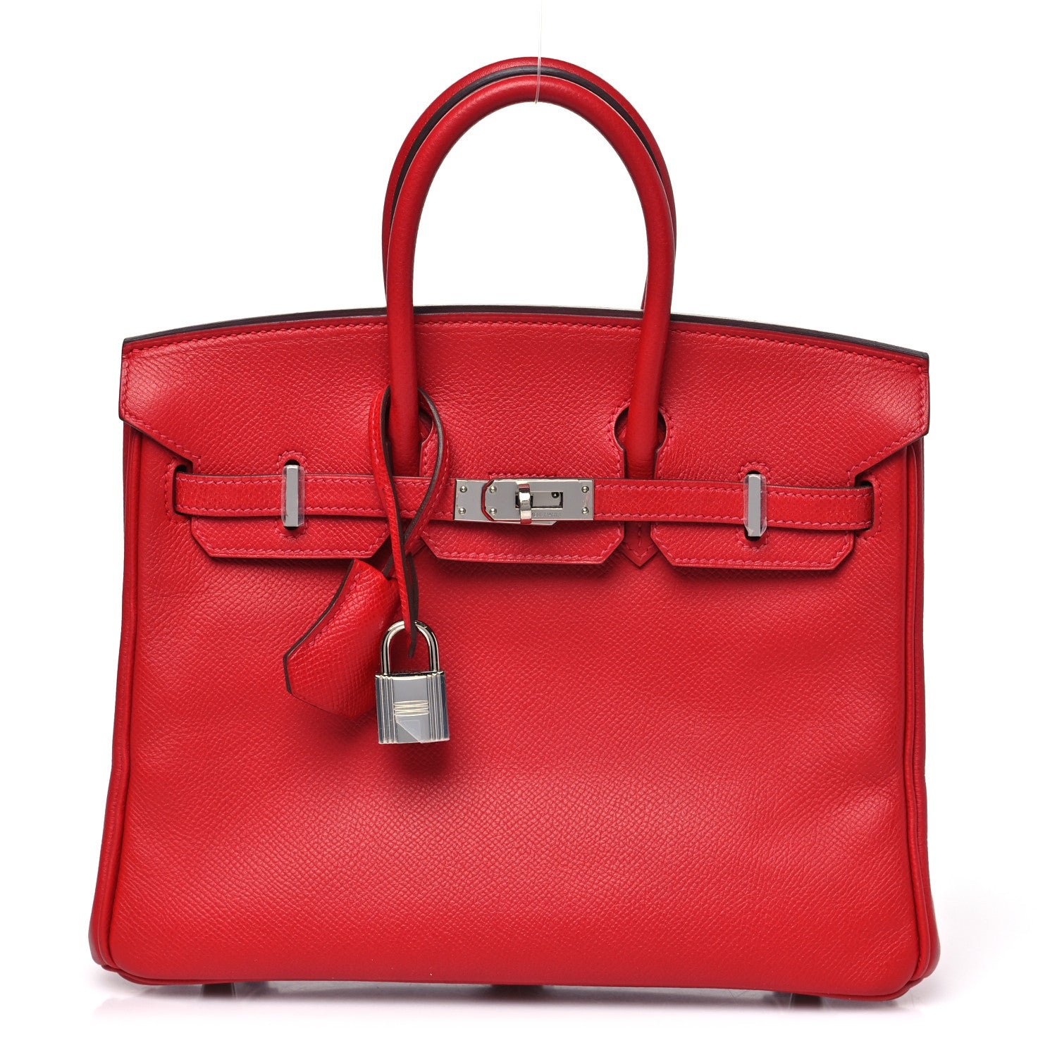 Hermes Hermes Epsom BIRKIN 25 Rouge Casaque
