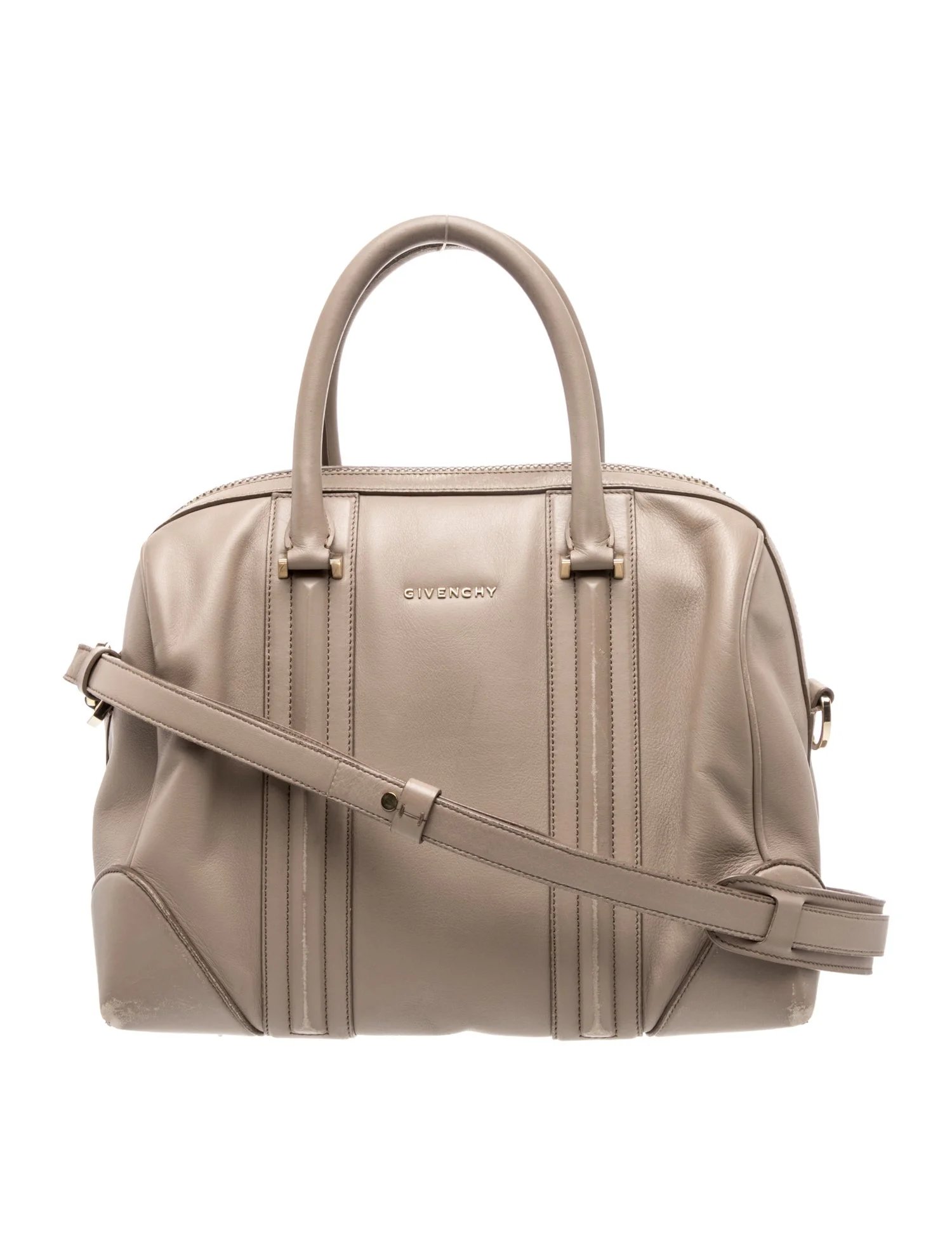 Leather Top Handle Bag