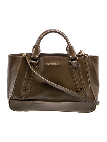 Leather Top Handle Bag