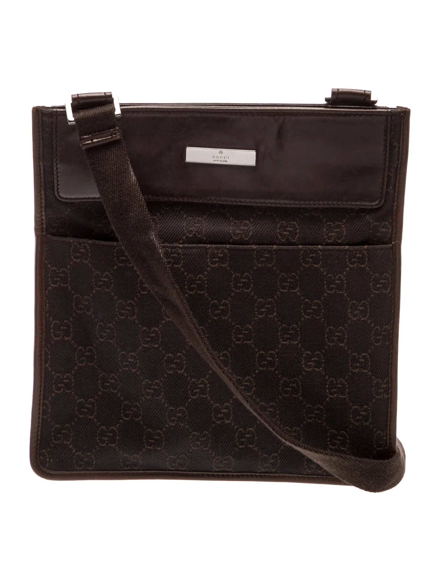 GG Denim Crossbody Bag