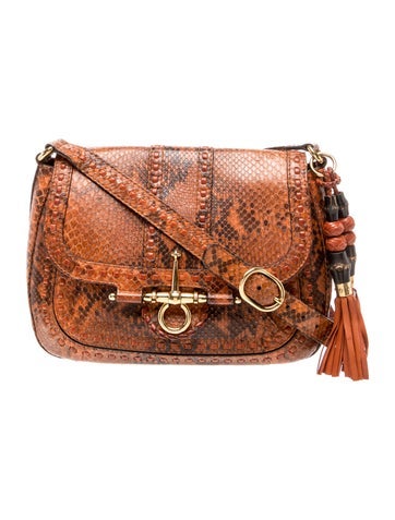 Snakeskin Shoulder Bag