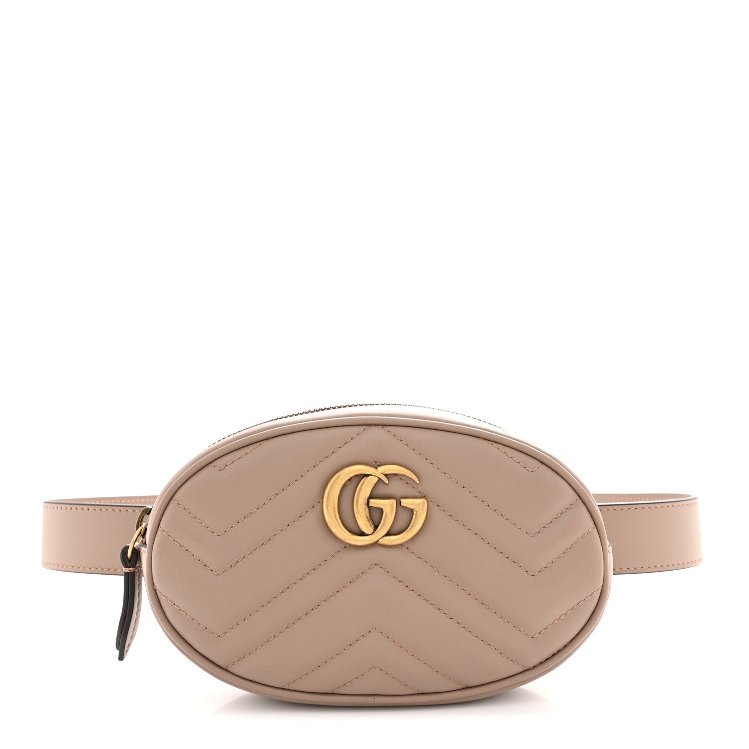 Calfskin Matelasse GG Marmont Belt Bag 85 34 Porcelain Rose