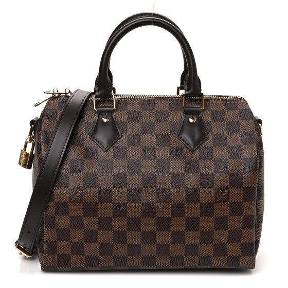 Louis Vuitton Damier Ebene Speedy Bandouliere 25