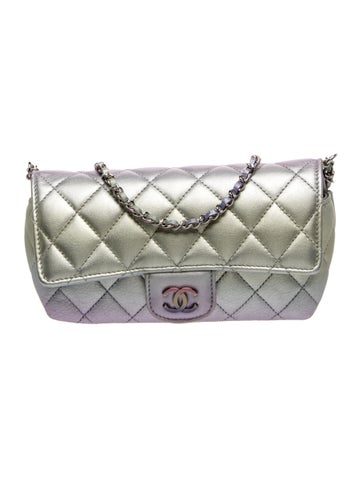 Iridescent Sunglasses Case w/ Chain
