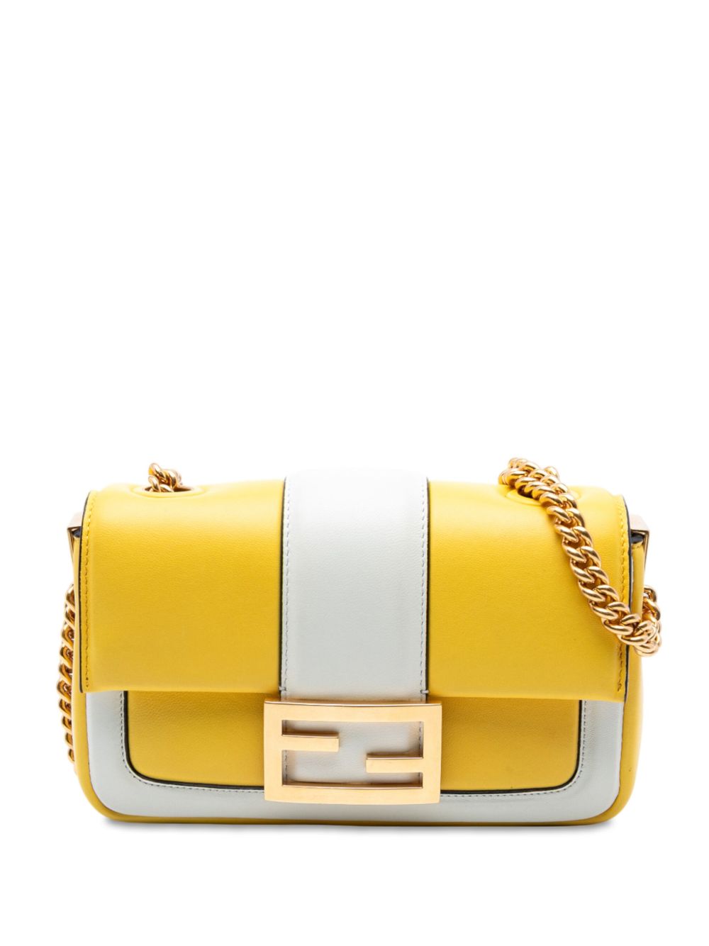 2010-2025 Mini Bicolor Nappa Apolo Chain Baguette shoulder bag