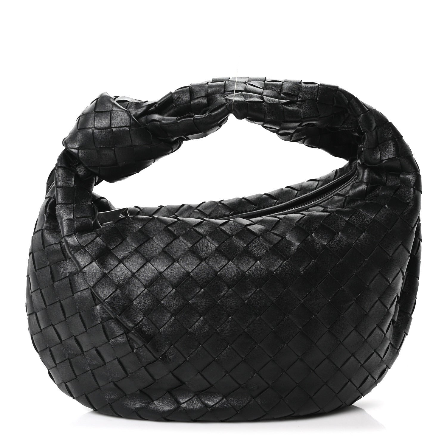 Bottega Veneta Nappa Intrecciato Teen Jodie Hobo Black