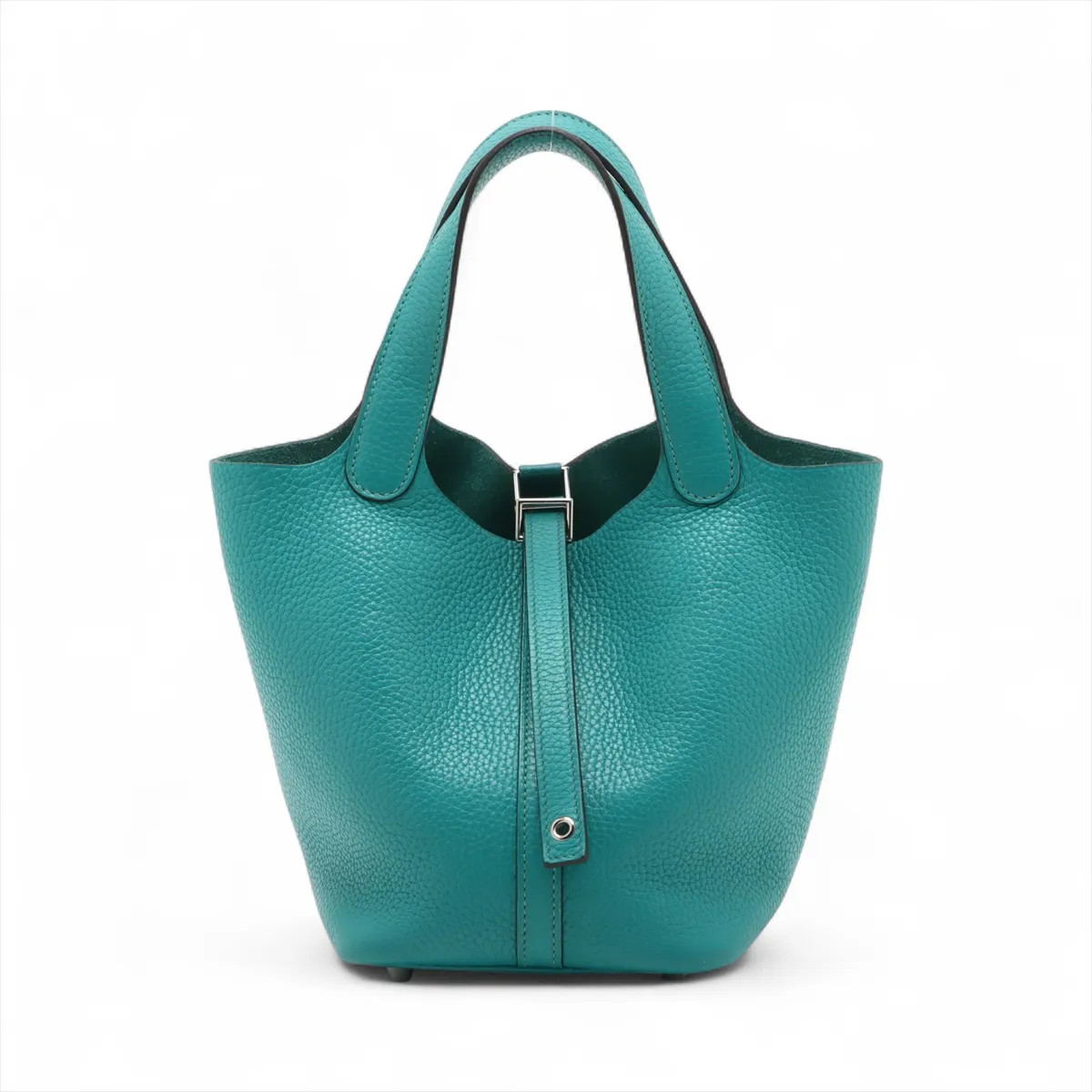 Hermès Picotin Lock 18 PM Taurillon Clemence Veil Verone Silver Metal Fittings X