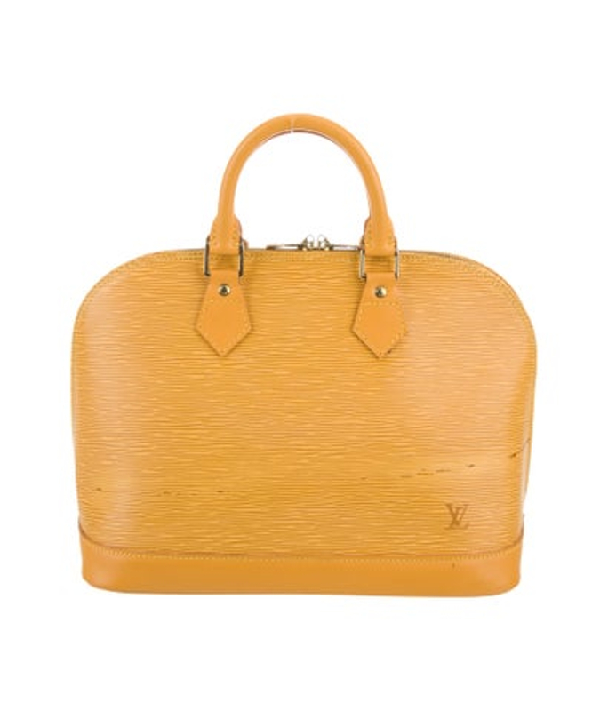 Louis Vuitton Vuitton Saffiano Leather Top Handle Bag