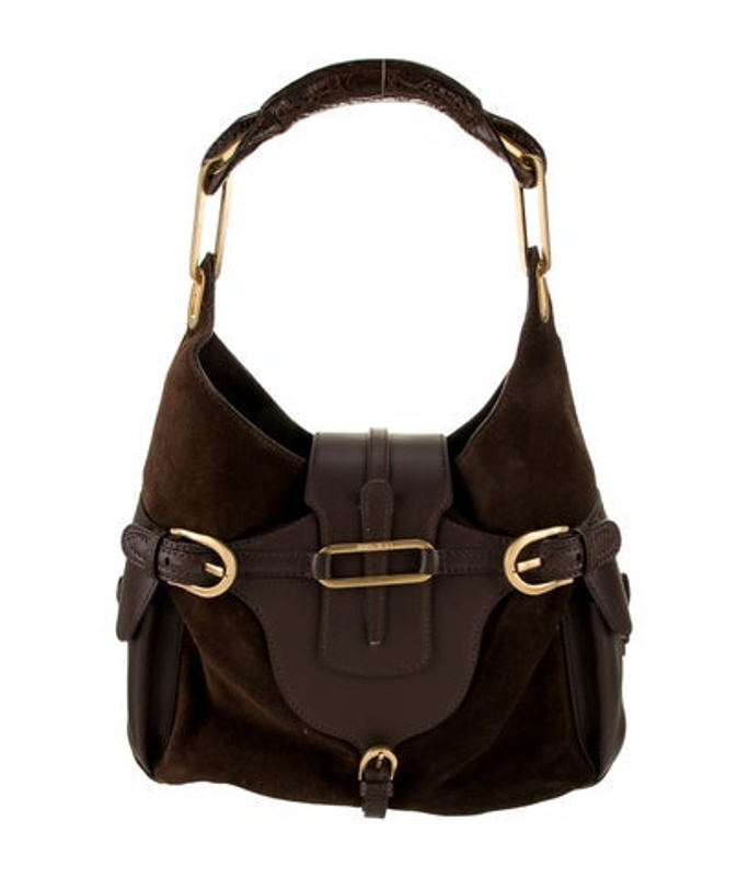 Jimmy Choo Choo Suede Shoulder Bag