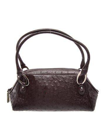Judith Leiber Ostrich Shoulder Bag