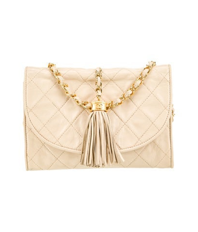 Chanel Quilted Tassel Crossbody Bag