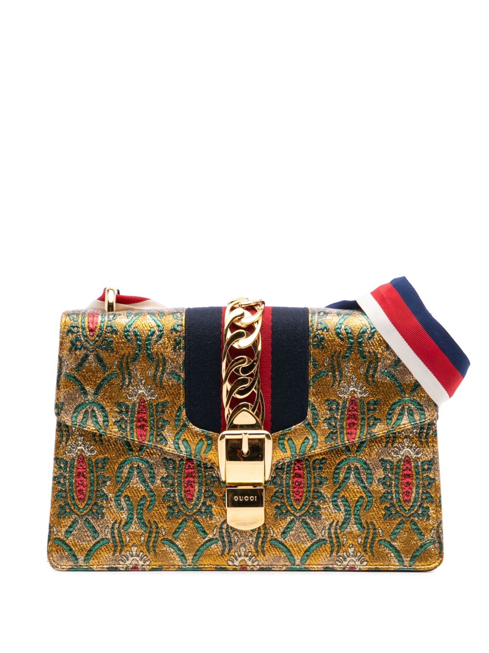 2016-2025 Small Canvas Brocade Sylvie satchel